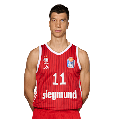 Vladimir Lucic has been the captain of FC Bayern Munich Basketball since 2022.