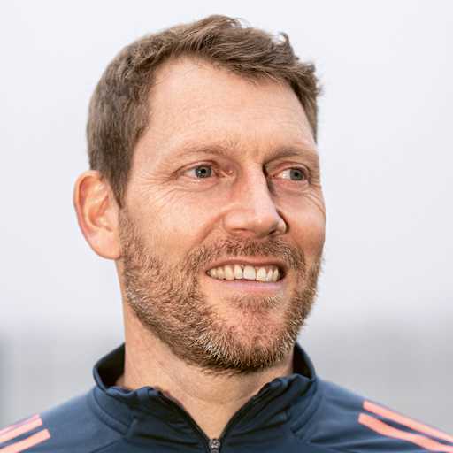 Michael Rechner während einer Trainingseinheit des FC Bayern