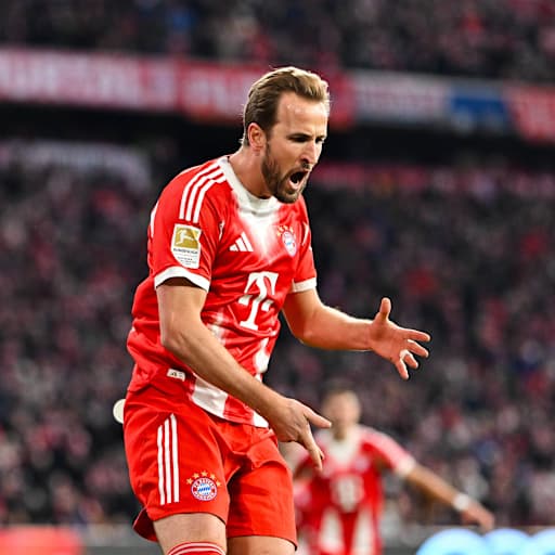 Harry Kane im Bundesliga-Spiel des FC Bayern gegen die TSG Hoffenheim