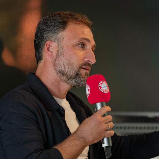 José Barcala während des Talks im Zuge der Mental Health Week 2026.