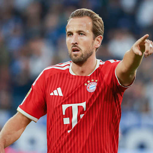 Harry Kane gibt auf dem Feld eine Anweisung