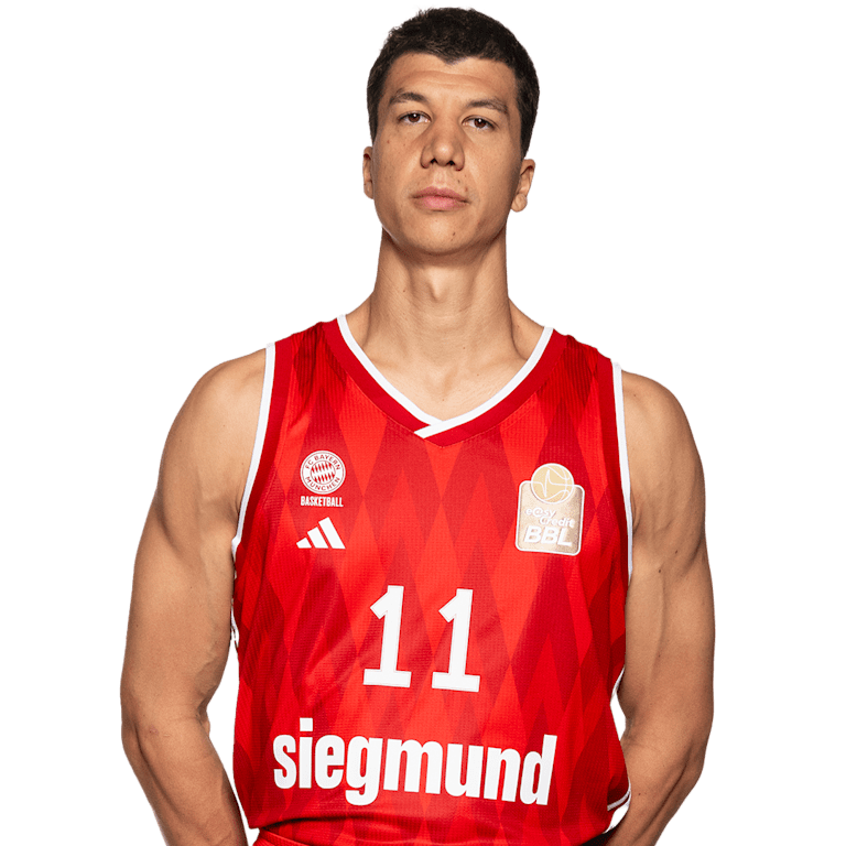 Vladimir Lucic ist seit 2022 der Kapitän des FC Bayern München Basketball.
