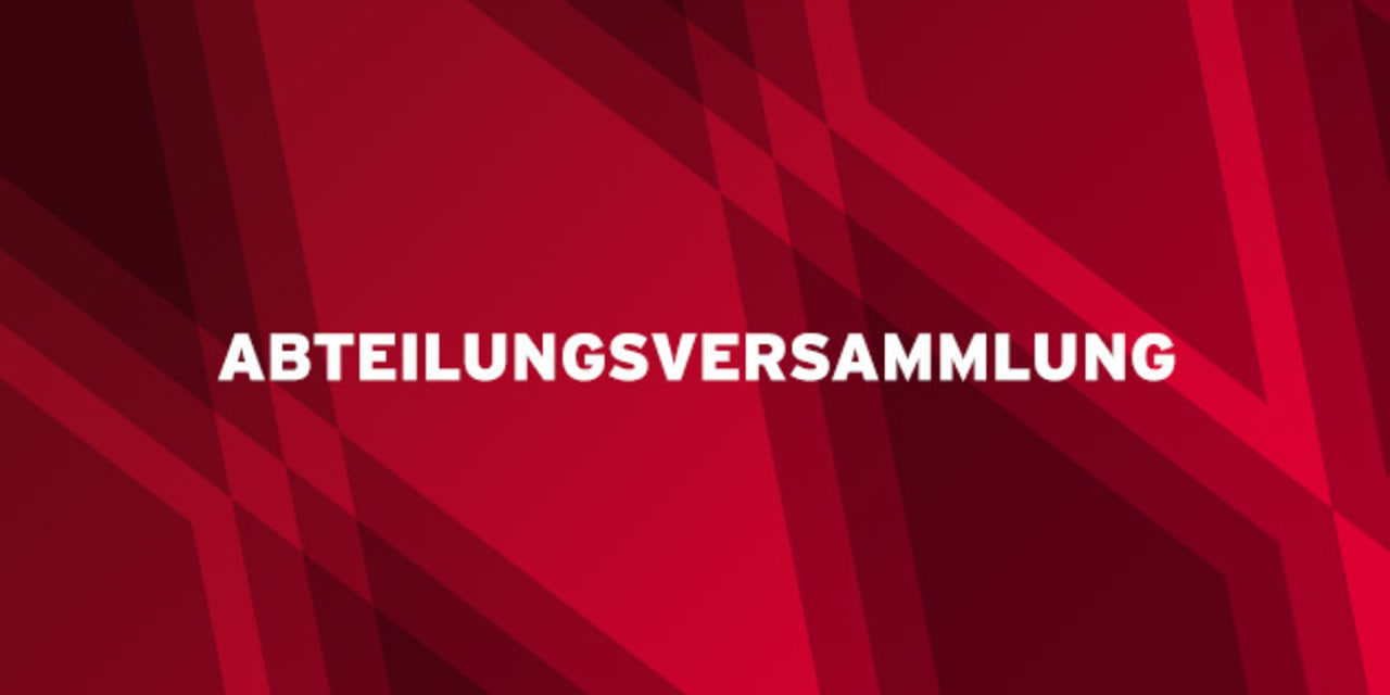 abteilungsversammlung