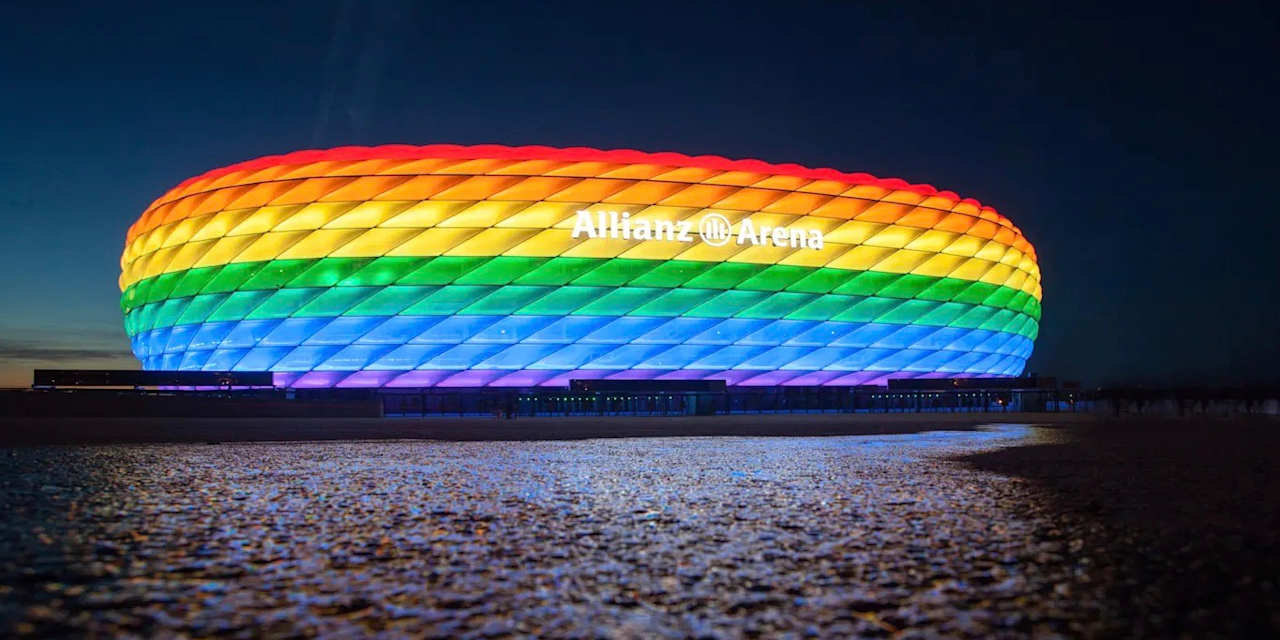 Allianz-Arena-Regenbogen
