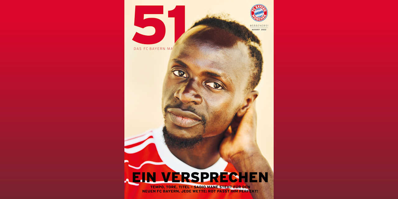 Sadio Mané FC Bayern Magazin 51 August 2022