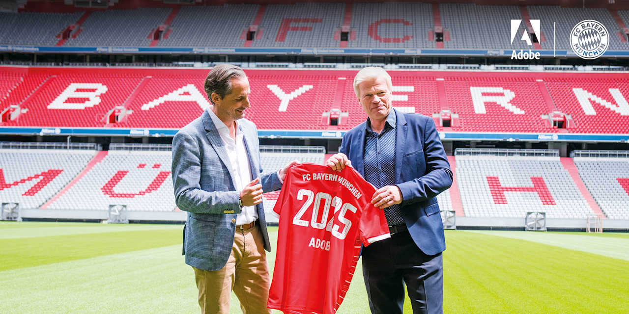 Kooperation FC Bayern und Adobe