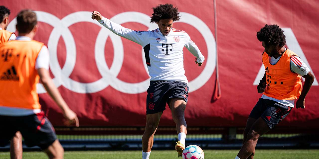 Leroy Sane FC Bayern Training