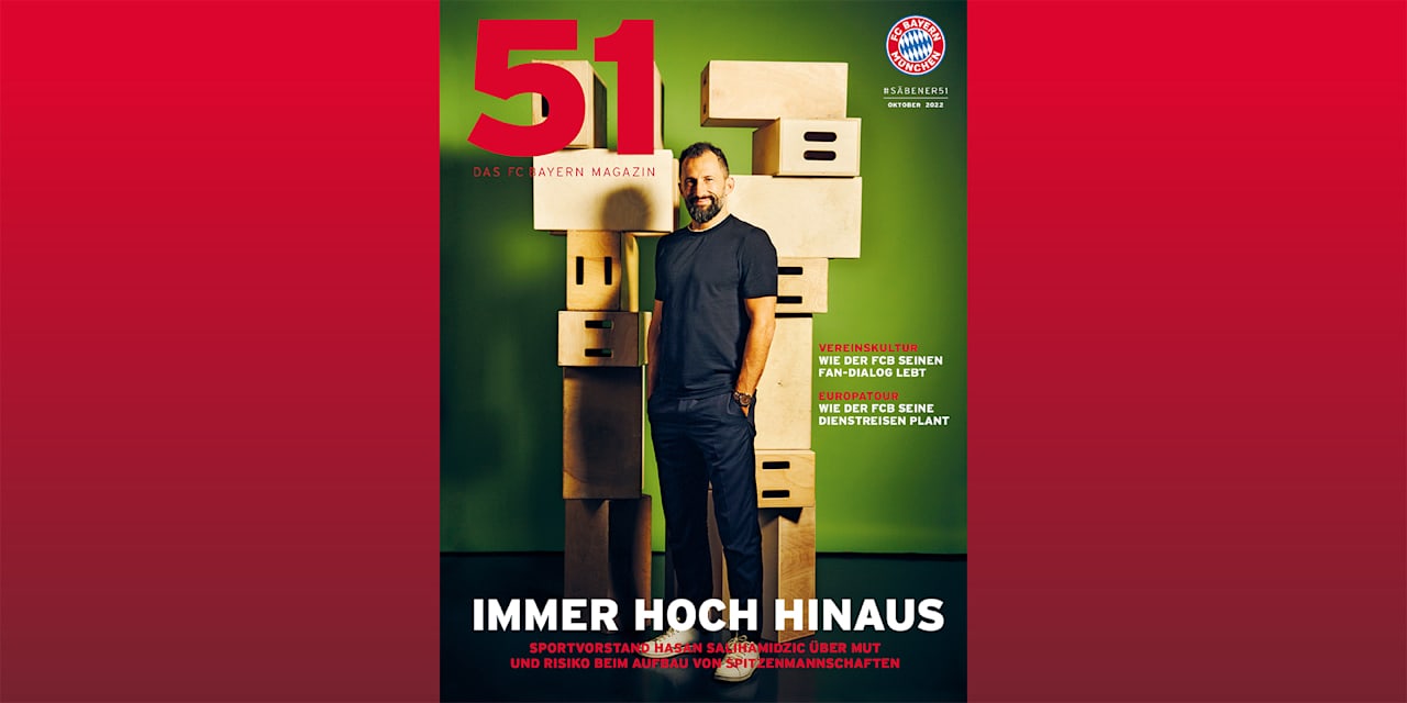 Hasan Salihamidžić im FC Bayern Magazin 51 Oktober 2022