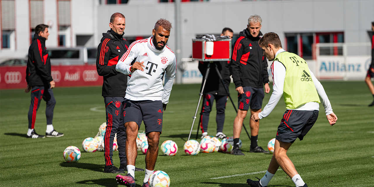 Eric Maxim Choupo-Moting Training FC Bayern
