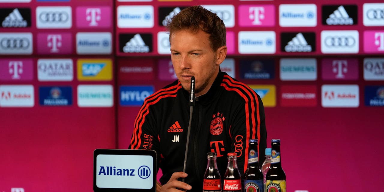 Julian Nagelsmann Pressetalk FC Bayern