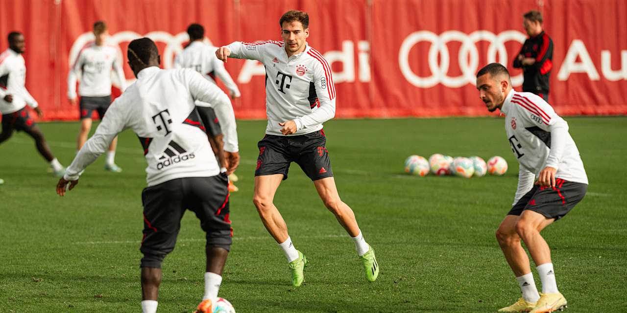 Goretzka FC Bayern Training