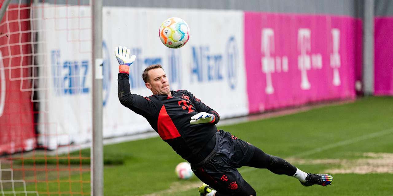 Manuel Neuer FC Bayern Training