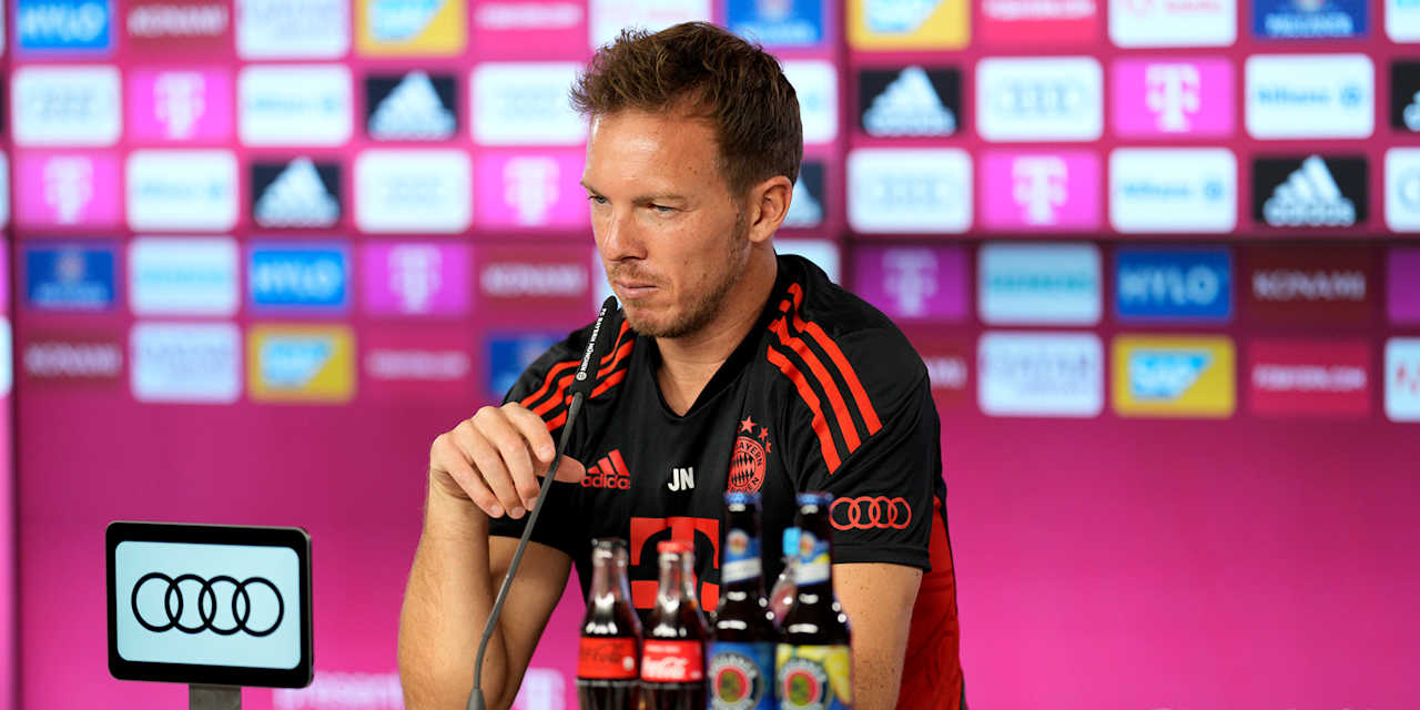 Julian Nagelsmann Pressetalk FC Bayern