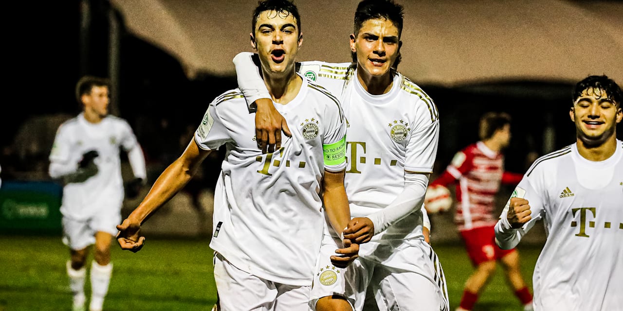 FC Bayern U19, Aleksandar Pavlovic, Jubel