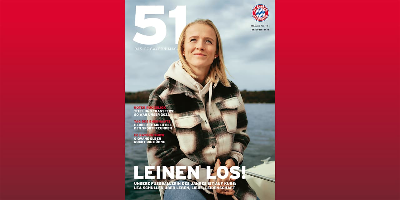 Lea Schüller im FC Bayern Magazin 51 Dezember 2022