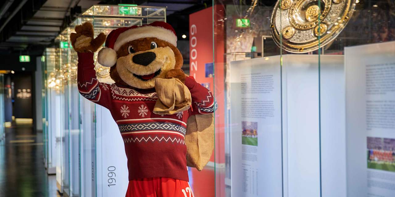 Berni im FC Bayern Museum