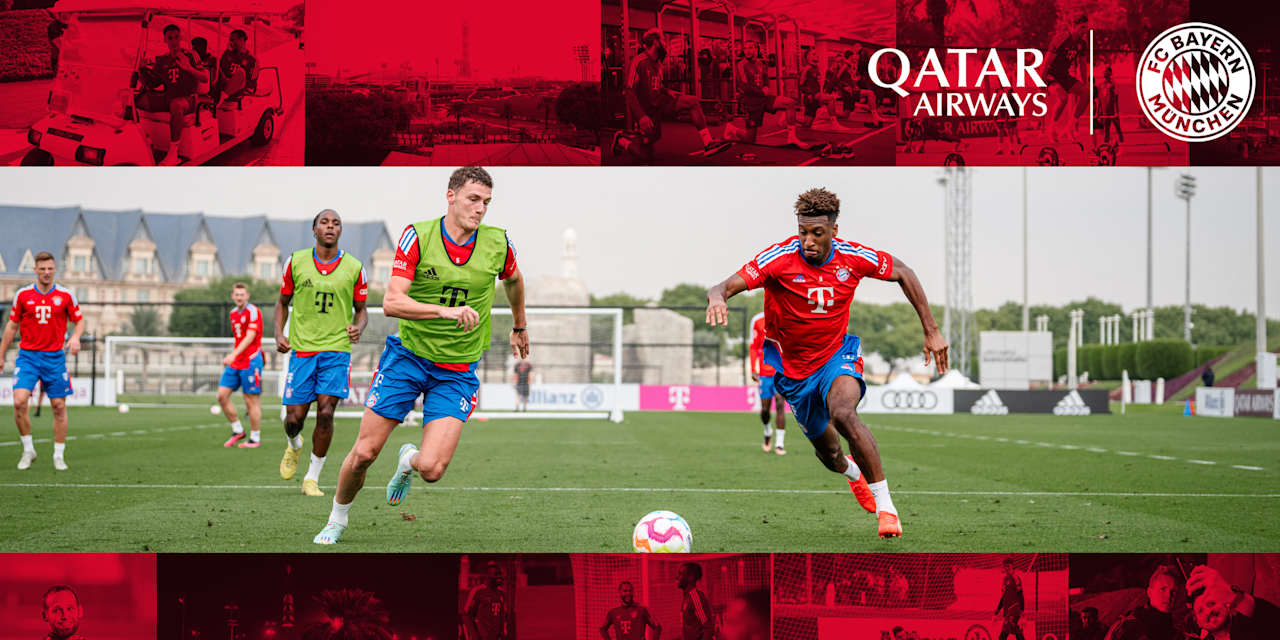 FC Bayern Trainingslager Doha 2023