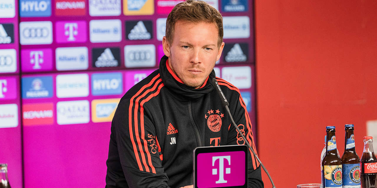 Julian Nagelsmann Pressetalk FC Bayern