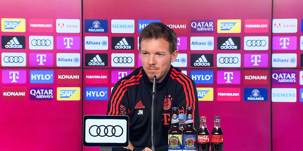 Julian Nagelsmann Pressetalk FC Bayern