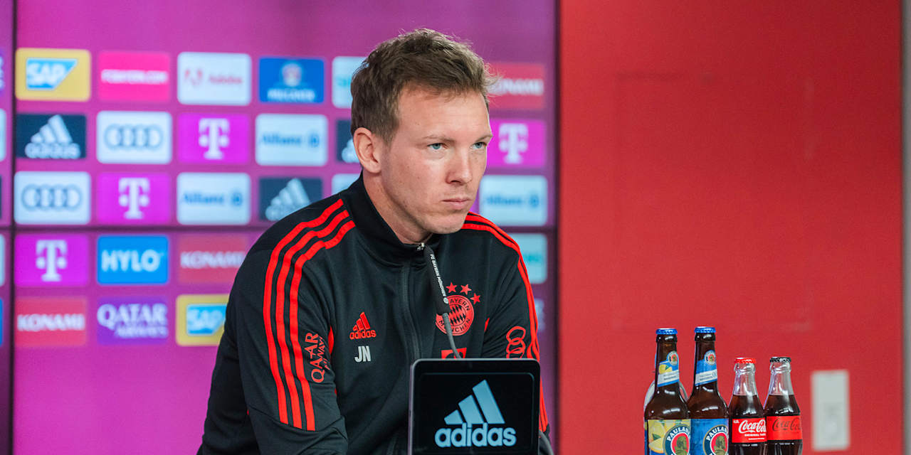 Julian Nagelsmann Pressetalk FC Bayern