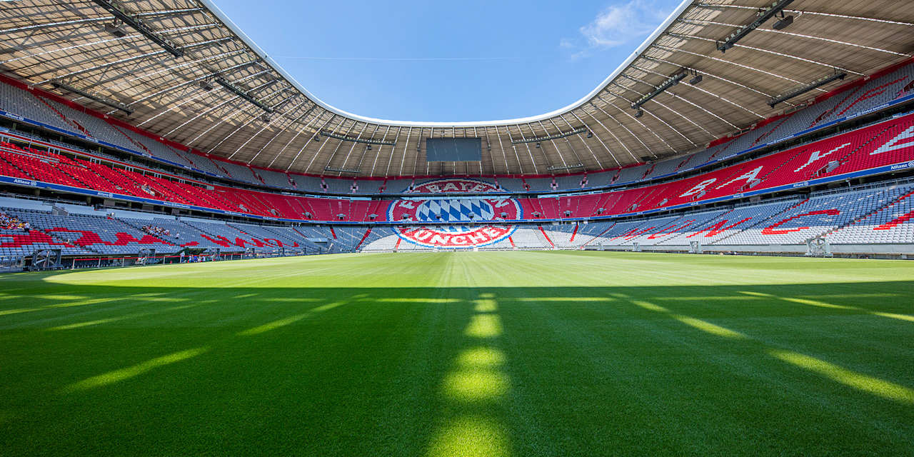 Spielfeld Allianz Arena München