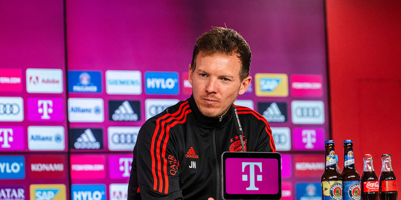 Julian Nagelsmann Pressetalk FC Bayern