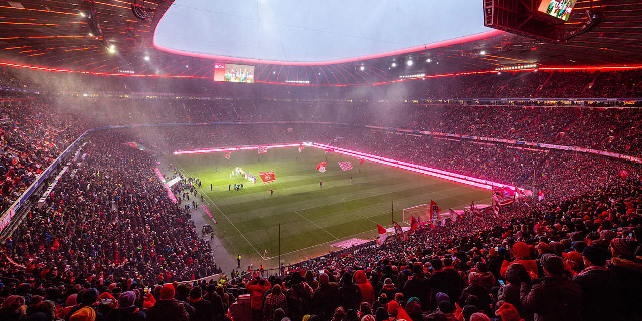 Spielfeld Allianz Arena München