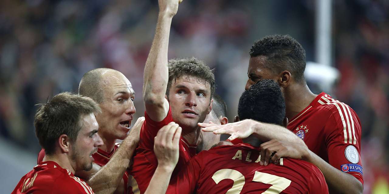 Jubel FC Bayern Thomas Müller