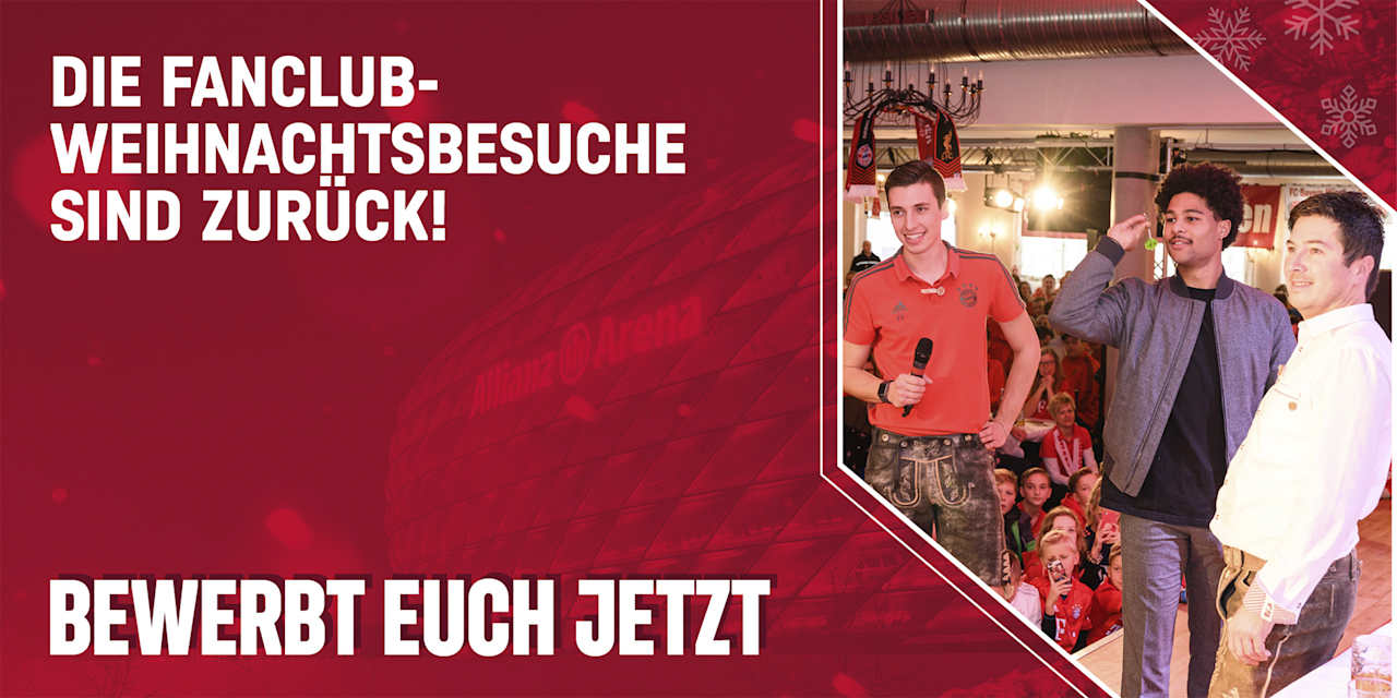 FC Bayern Fanclub-Weihnachtsbesuche 2023