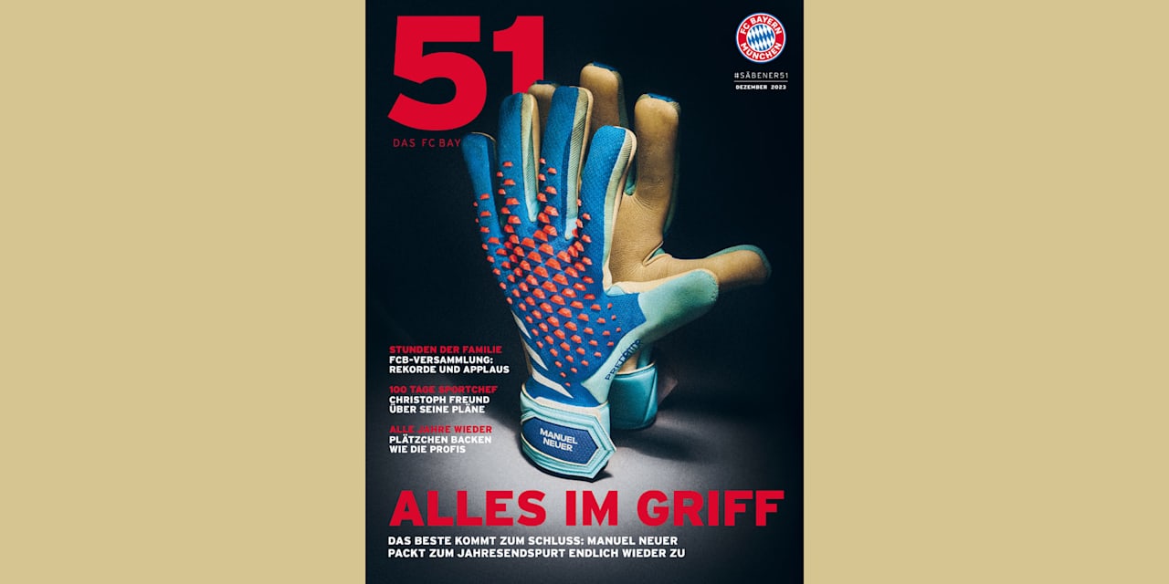 Cover des FC Bayern Magazin 51 Dezember 2023