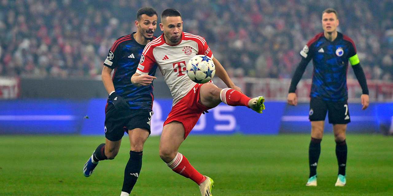 Spielszene aus der Champions League-Partie FC Bayern gegen FC Kopenhagen