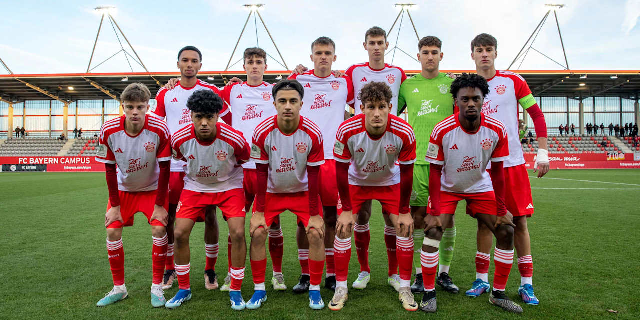 Die U19 des FC Bayern.