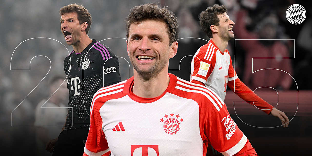Thomas Müller The best photos of the twotime treble winner, world