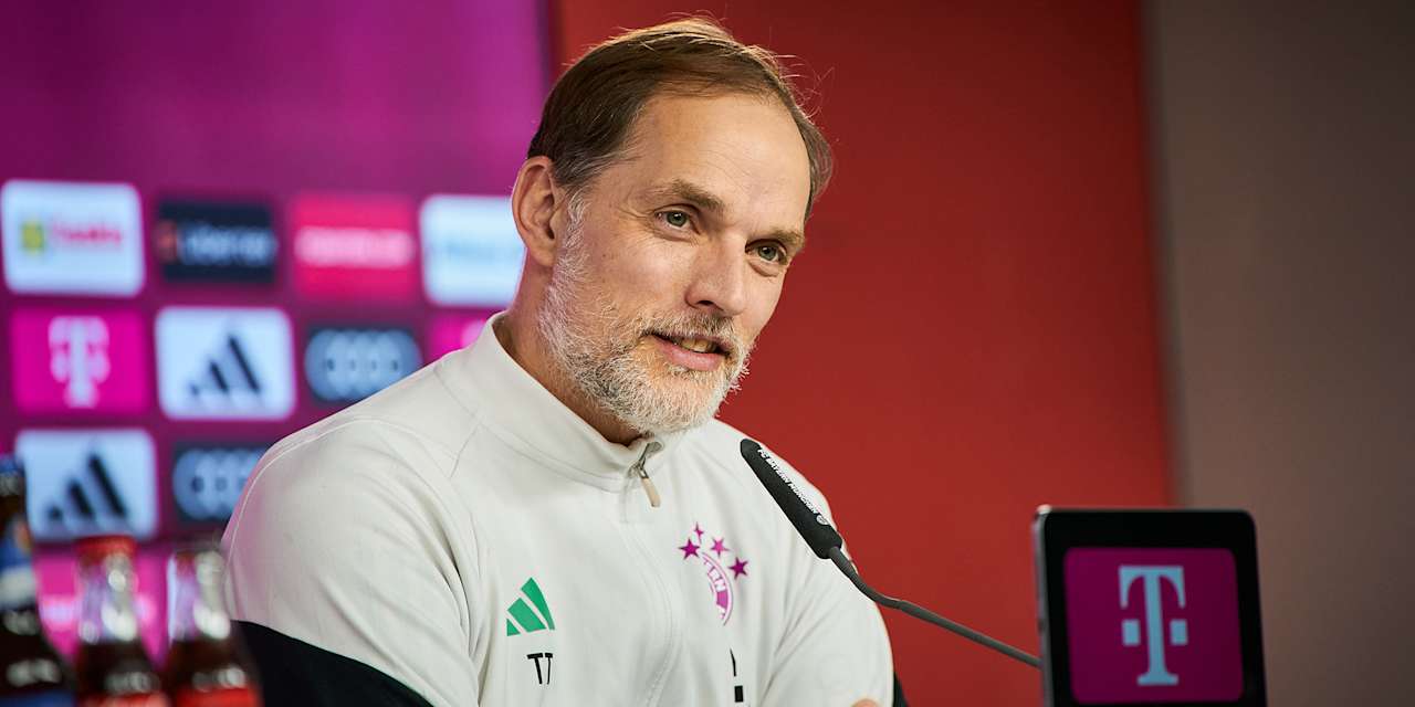 Thomas Tuchel at a press conference
