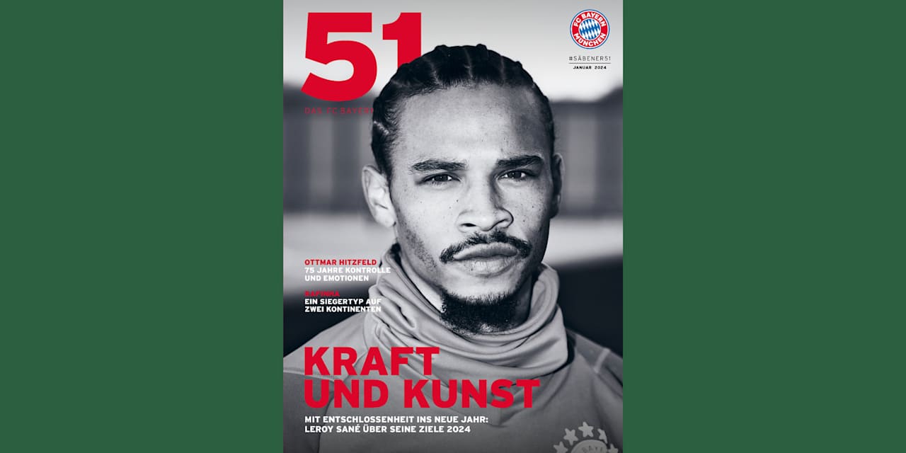 Cover des FC Bayern Magazin 51 Januar 2024