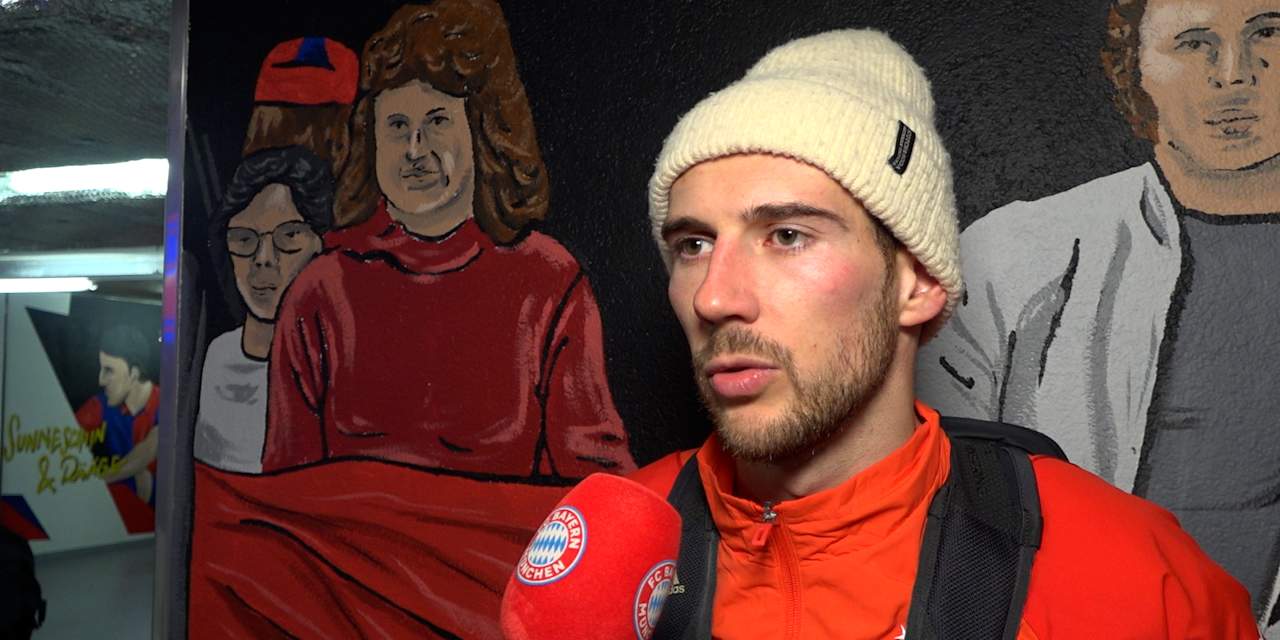 Leon Goretzka entrevistado tras el FC Basel - FC Bayern