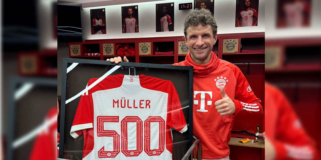 Thomas Müller FC Bayern 500. Sieg