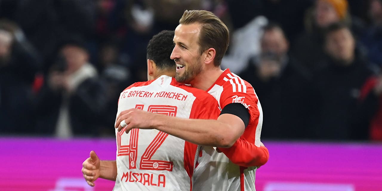 Harry Kane is the scorer of the FC Bayern February 2024 Goal of the Month