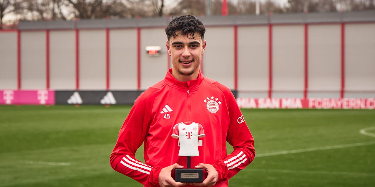 Jugador del mes del FC Bayern en febrero de 2024: Aleksandar Pavlović