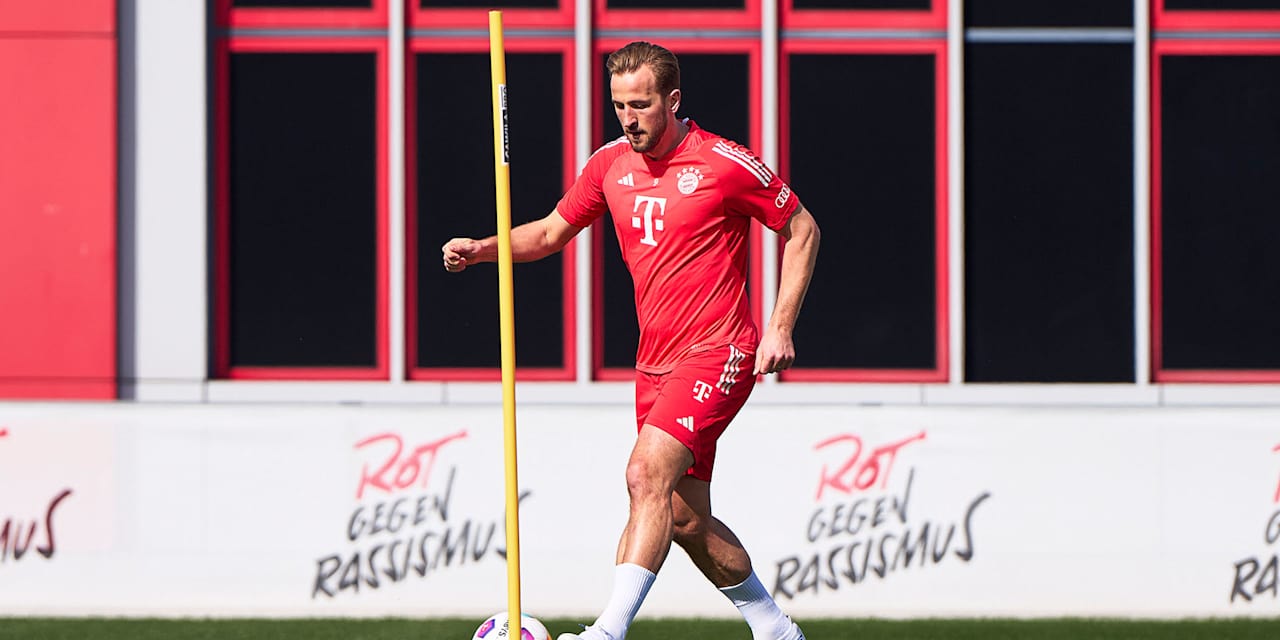 Harry Kane FC Bayern Training