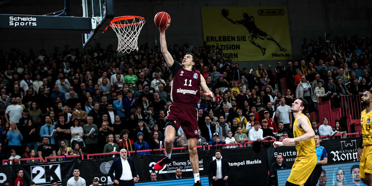 Vladimir Lucic vom FC Bayern Basketball gegen Tübingen in der BBL-Hinrunde