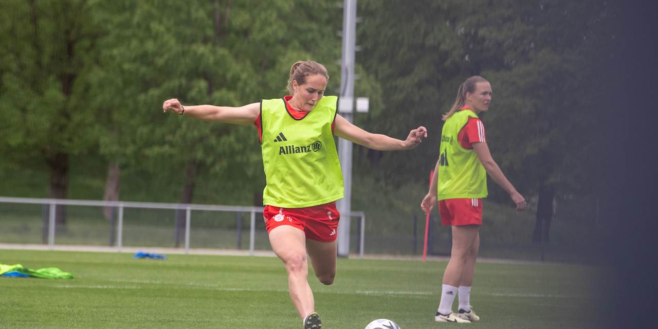 Sydney Lohmann vom FC Bayern München im Training