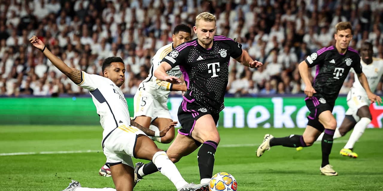 Szene aus dem Rückspiel im Champions League-Halbfinale des FC Bayern bei Real Madrid