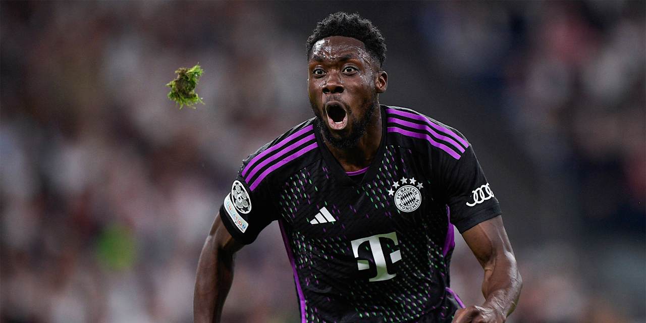 Alphonso Davies erzielte das FC Bayern Tor des Monats Mai 2024