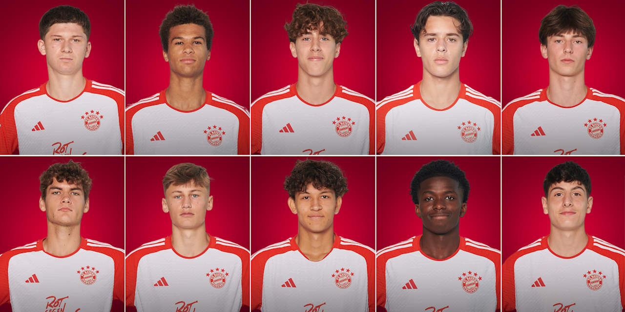 Zehn U19-Spieler des FC Bayern haben ihre Verträge beim Rekordmeister verlängert