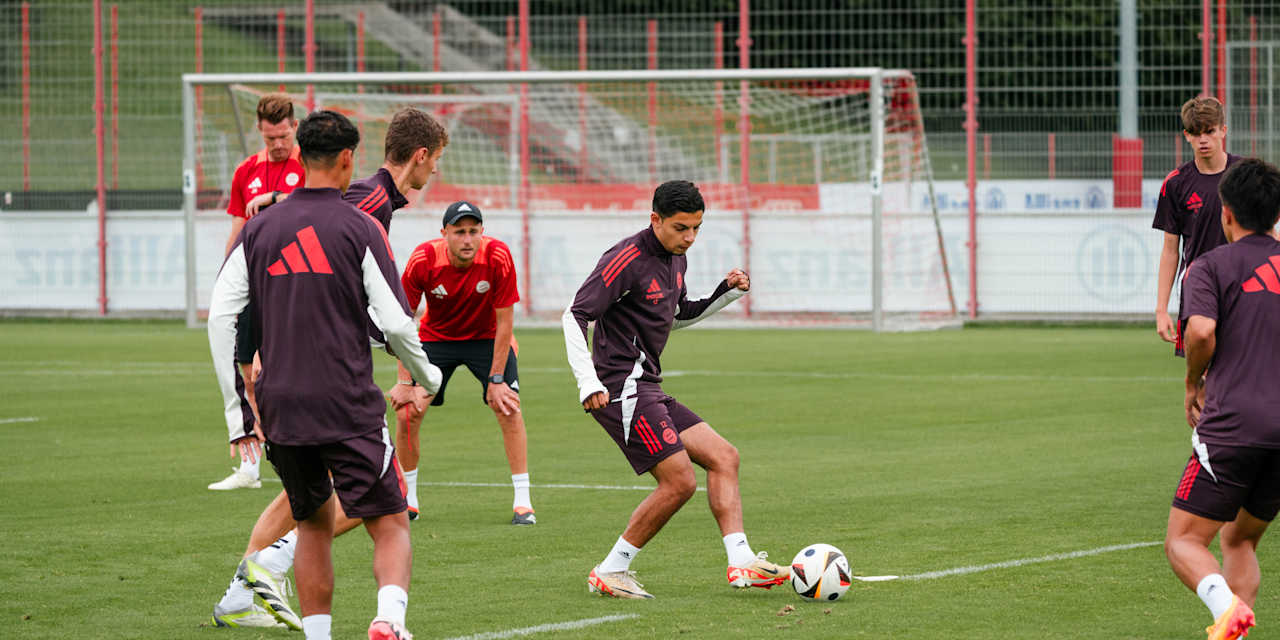 Training der FC Bayern Amateure.