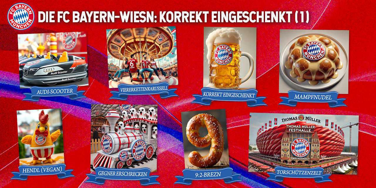 Die nicht ganz ernst gemeinten Oktoberfest-Ideen des FC Bayern München (1)