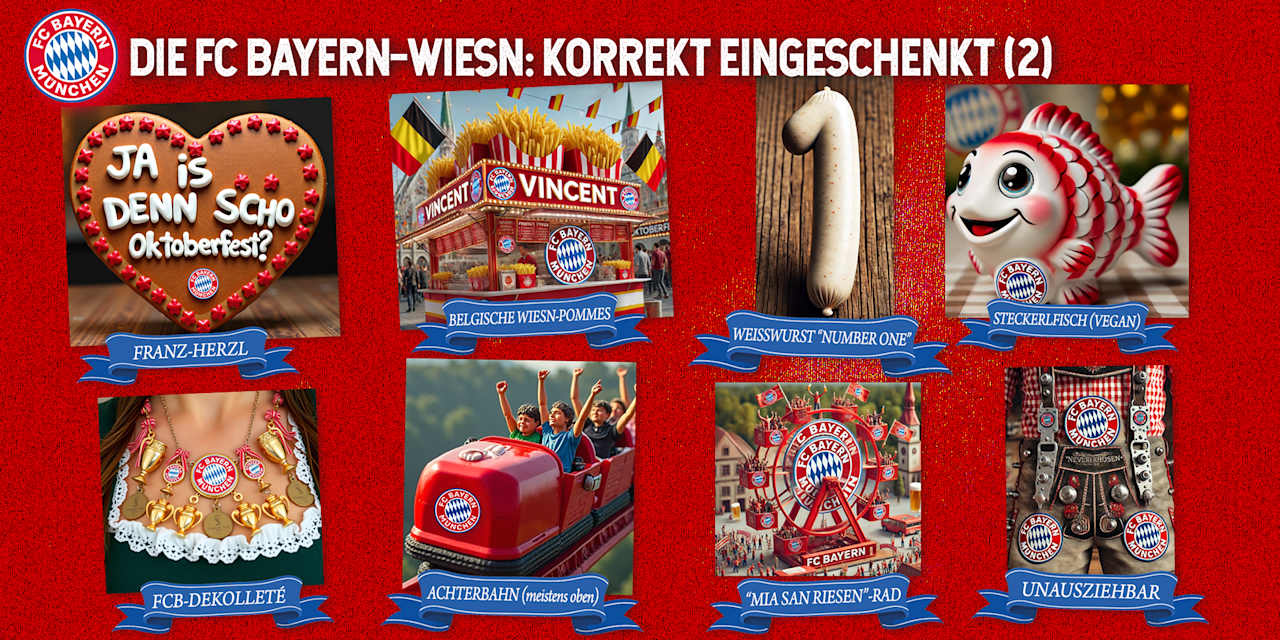 Die nicht ganz ernst gemeinten Oktoberfest-Ideen des FC Bayern München (2)