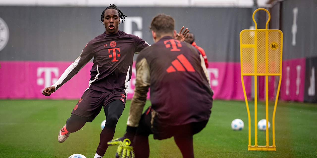 Bayern training before Eintracht Frankfurt away game