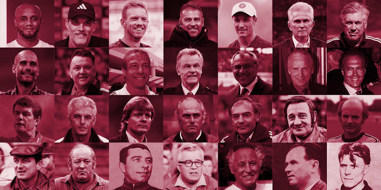 Historie aller Trainer vom FC Bayern München
